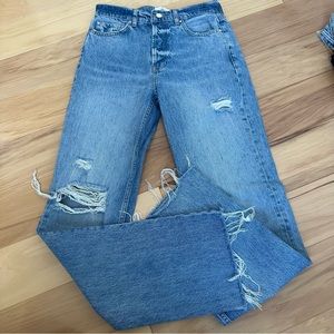 Anine Bing High Rise Blue Jeans